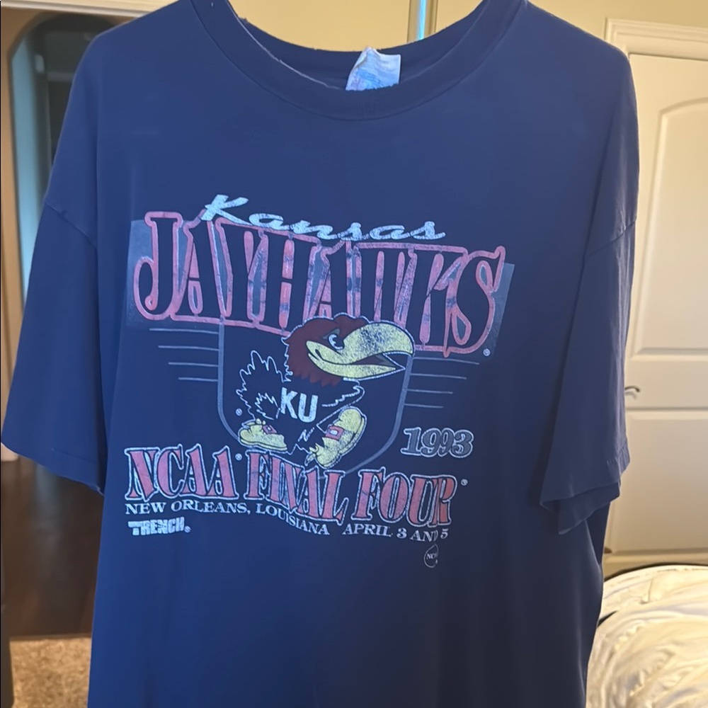 Authentic Kansas Jayhawks Final Four 1993 tshirt